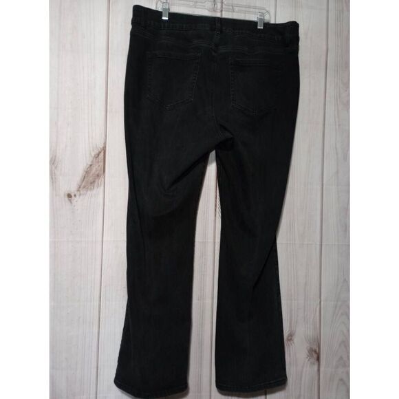 Lane Bryant Jeans Ladies 20R Black Bootcut Comfort‎ Waist - Picture 2 of 7